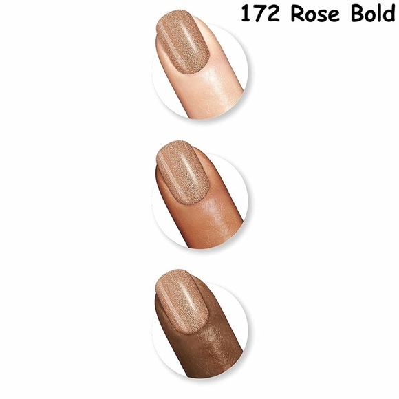 💖3/$15💖 Sally Hansen Hard as Nails Xtreme Wear Polish 172 Rose Bold - Picture 3 of 5